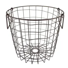 DII&reg; 10" Bronze Round Metal Basket