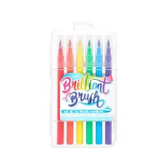 OOLY Brilliant Brush Markers Set, 12ct.