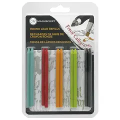 Manuscript Round Lead Mixed Color Refill Set