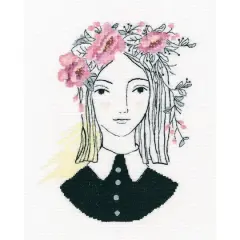 RTO Cross-stitch Kit "In the haze of pink flowers"