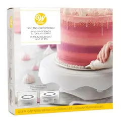 Wilton&reg; High & Low Adjustable Cake Turntable
