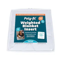 Poly-Fil&reg; 12lb. Weighted Blanket Insert