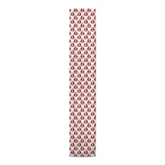 Sailboats Indoor/Outdoor Table Runner Red on White