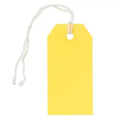 JAM Paper Gift Tags, 100ct. Yellow