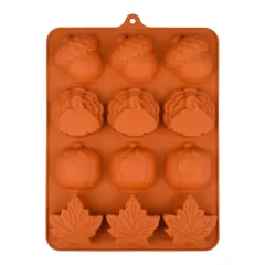 Large Thanksgiving Icons Silicone Treat Mold by Makery&trade;