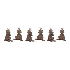 Royal Sitting Frog Figurine Set