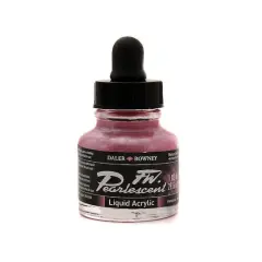 Daler-Rowney&reg; 1oz. FW Pearlescent Liquid Acrylic Ink 118 Platinum Pink