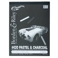 Borden & Riley #420 Pastel & Charcoal Pad,9" x 12"