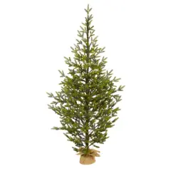 6ft. Pre-Lit Fraser Fir Artificial Christmas Tree, Clear LED Lights