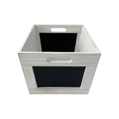 Medium White Crate with Chalkboard by Ashland&reg;