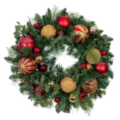 Village Lighting 24" Christmas Classic Wreath