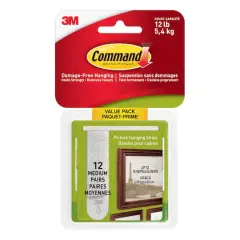 Command&trade; Medium Picture Hanging Strips