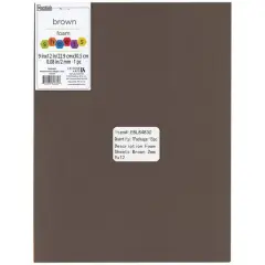 Essentials by Leisure Arts 9" x 12" Foam Sheets, 15ct. Brown