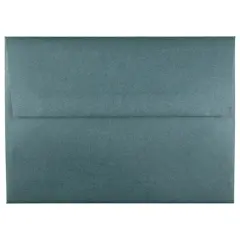 JAM Paper 4.75" x 6.5" Metallic Invitation Envelopes, 25ct. Malachite Deep Green Stardream
