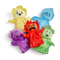 hand2mind Feelings Family&trade; Hand Puppets Set