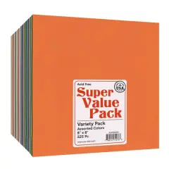 PA Paper&trade; Accents Super Value 8" x 8" Variety Pack Cardstock, 225 Sheets