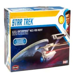 Polar Lights&reg; Star Trek&trade; U.S.S. Enterprise NCC-1701 Refit Wrath of Khan Edition 1:1000 Scale Model Kit