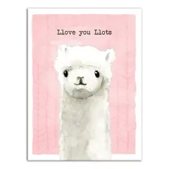 Llama Love Canvas Art