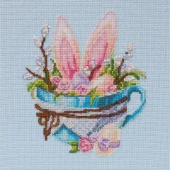 Abris Art Easter Bunny Cross-Stitch Kit