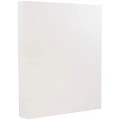 JAM Paper Strathmore 8.5" x 11" 88lb. Cardstock, 50 Sheets Bright White Wove