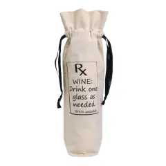 Personality Case&trade; Prescription Wine Canvas Wine Bag