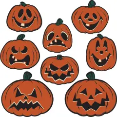 Beistle Vintage Halloween Pumpkin Cutouts, 48ct.