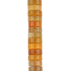 Yellow Fire Agate Heishi Beads by Bead Landing&trade;