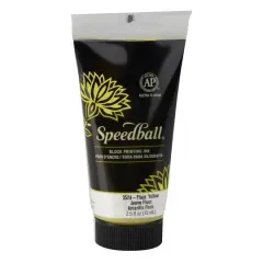 Speedball&reg; Fluorescent Block Printing Ink, 2.5oz. Fluorescent Yellow