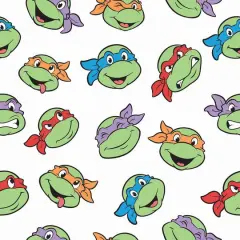 RoomMates Teenage Mutant Ninja Turtles Character Faces Peel & Stick Wallpaper
