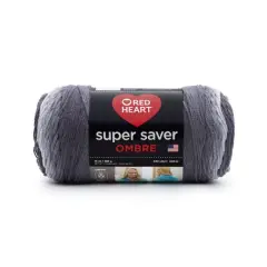 Red Heart&reg; Super Saver Ombre&trade; Yarn Anthracite