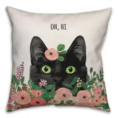 Oh, Hi Throw Pillow
