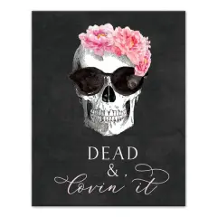 Black Dead & Lovin' It Canvas Wall Art