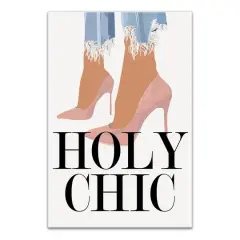 Holy Chic Canvas Wall Art
