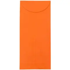 JAM Paper 4.75" x 11" Policy Business Colored Envelopes, 50ct. Orange