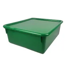 Romanoff&reg; Double Stowaway&reg; Tray with Lid Green