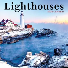 2026 Lighthouses Wall Calendar