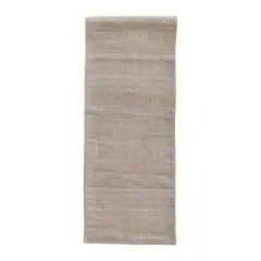 Hello Honey&reg; 72" Natural Woven Hemp Fiber & Cotton Rectangle Table Runner