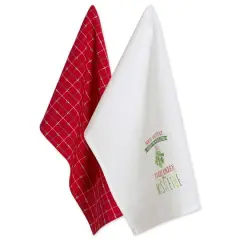 DII&reg; Under The Mistletoe Holiday Dishtowel Set