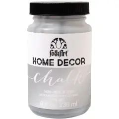 FolkArt&reg; Home Decor Metallic Chalk Paint Silver