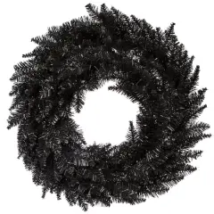 30" Black Fir Wreath