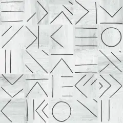 RoomMates Down The Line Peel & Stick Wallpaper Black and Gray