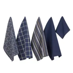 DII&reg; Dish Towel & Dishcloth Set French Blue