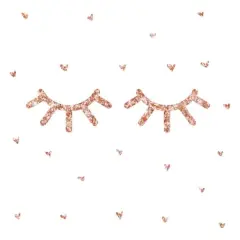 RoomMates Eyelash Peel & Stick Glitter Wall Decals