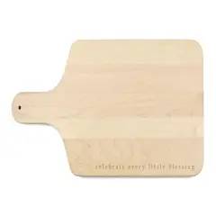 Celebrate Little Blessings 17" x 8" Maple Paddle Cutting Board