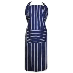 DII&reg; Nautical Blue Pinstripe Chef Apron
