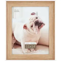 Home 11" x 14" White & Natural Picture Frame by Studio D&eacute;cor&reg;