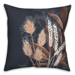 18" x 18" Autumn Botanicals I Indoor/Outdoor Throw Pillow