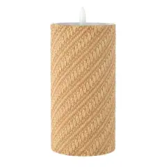 6" Woven Wax LED Pillar Candle by Ashland&reg; Natural