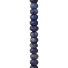 Blue Sodalite Rondelle Beads, 6mm by Bead Landing&trade;