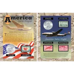 American Coin Treasures America Takes Flight Coin & Stamp Collection